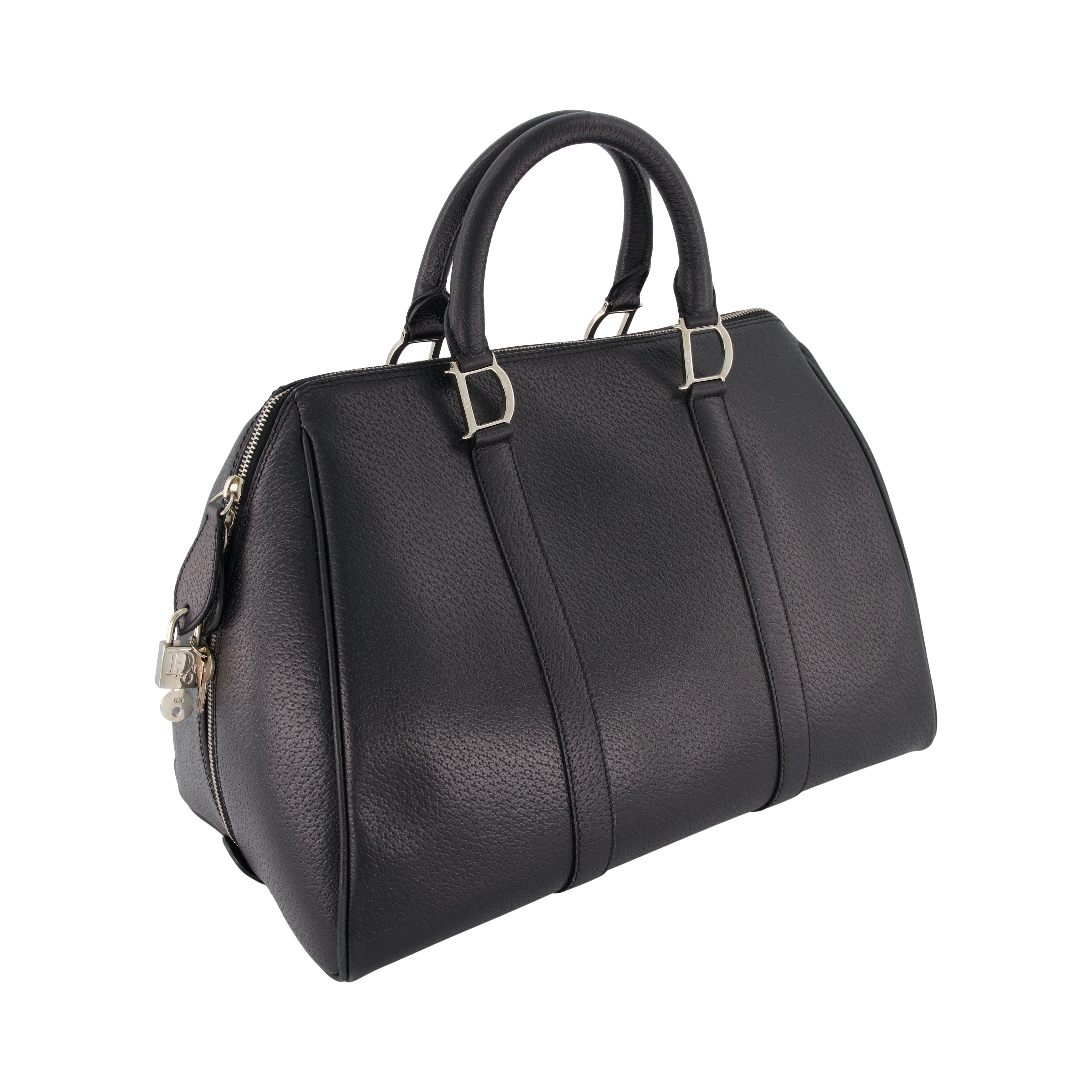 Speedy cloth bowling bag Dior Black in Cloth - 18633861