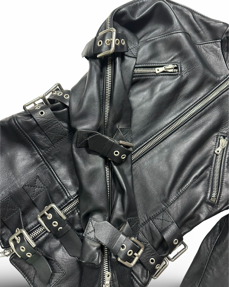 Bondage leather jacket Spring / Summer 2003 – Vintage Operandi