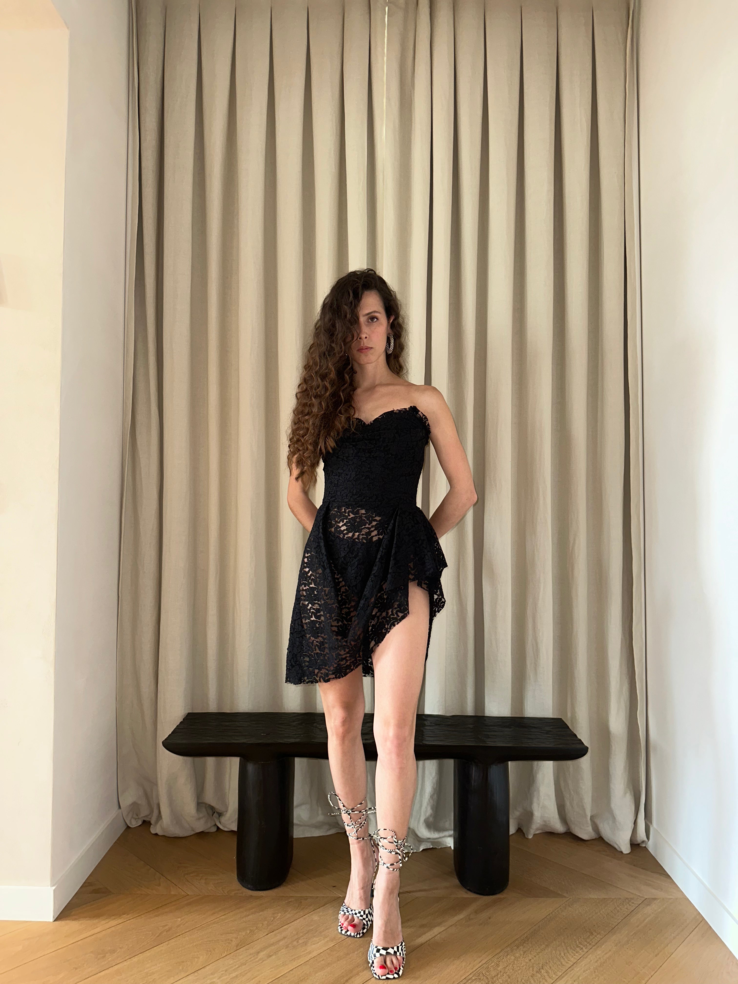 Dolce & Gabbana Lace Mini Dress – Vintage Operandi