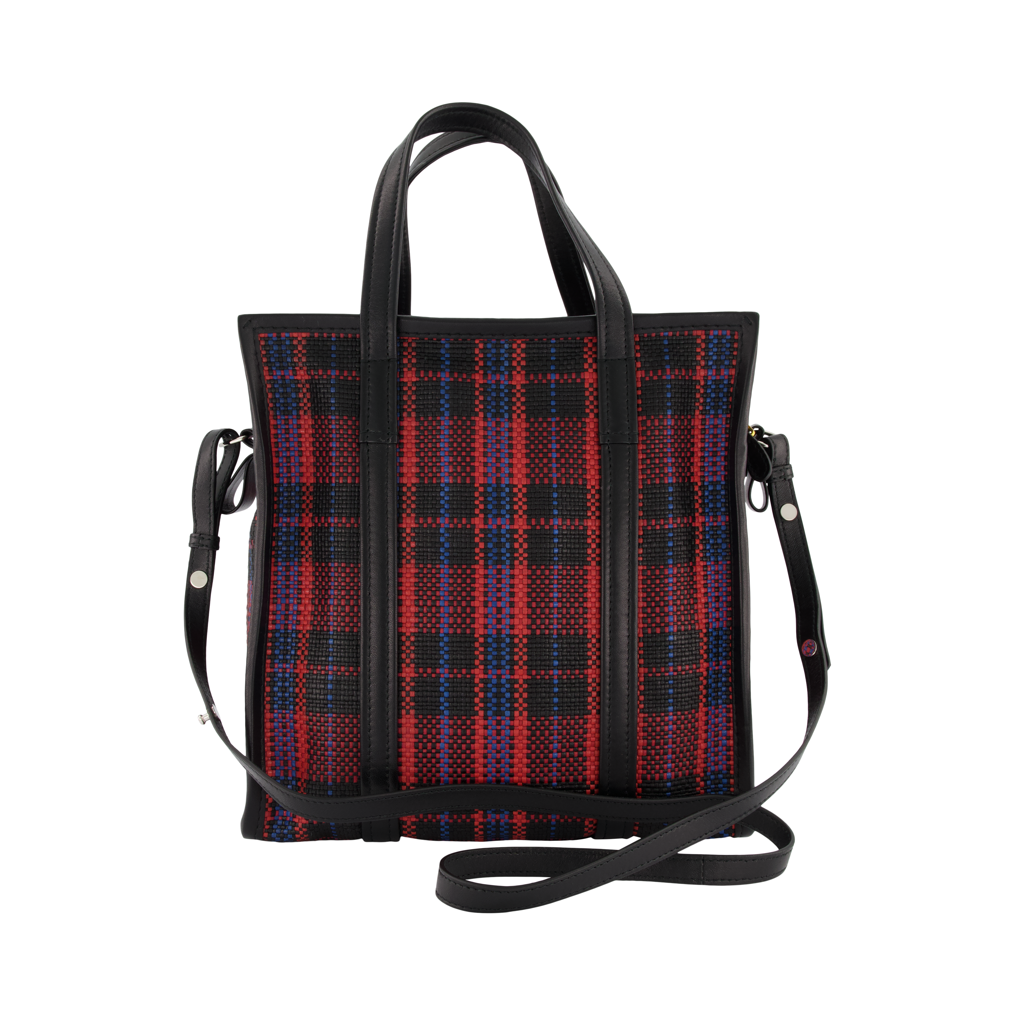 Balenciaga Black/Multicolor Graffiti Soft Lambskin Leather